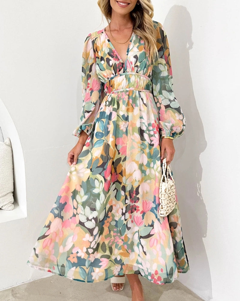 Celine | Vestido Feminino com Padrão Floral