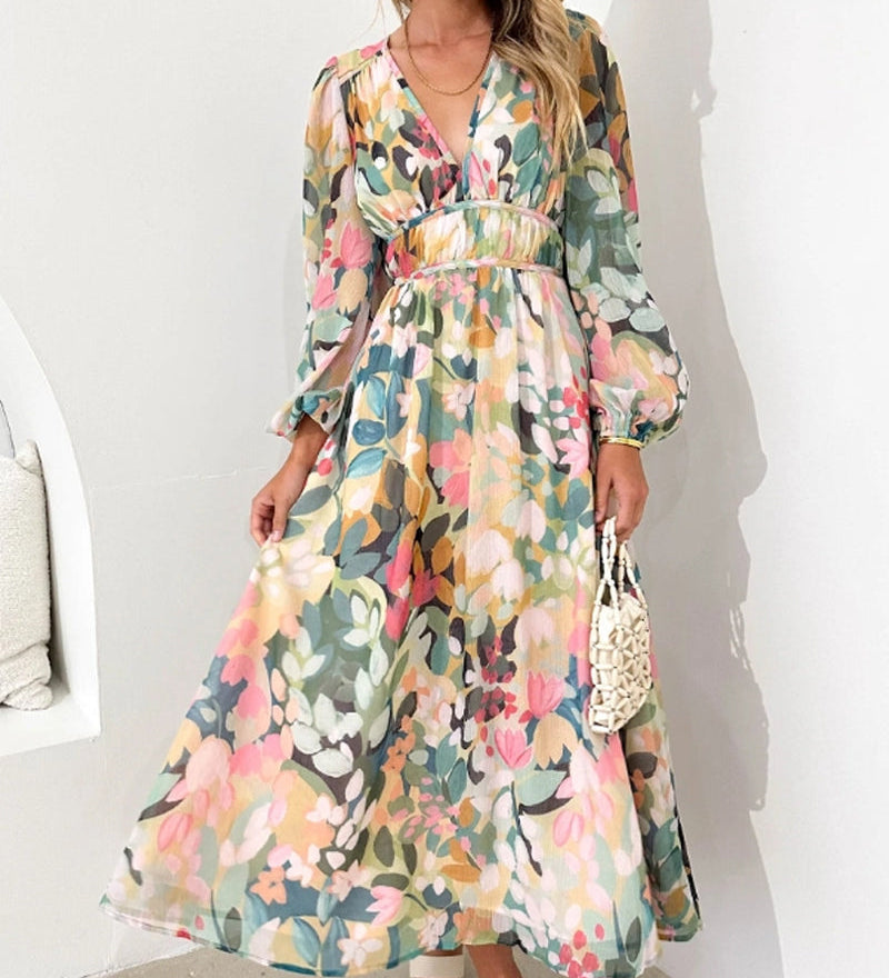Celine | Vestido Feminino com Padrão Floral