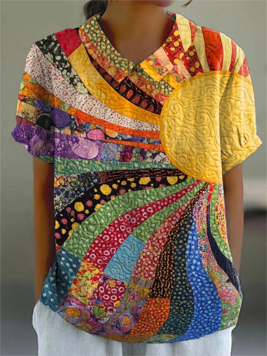 Maine™ | Camisa patchwork sol