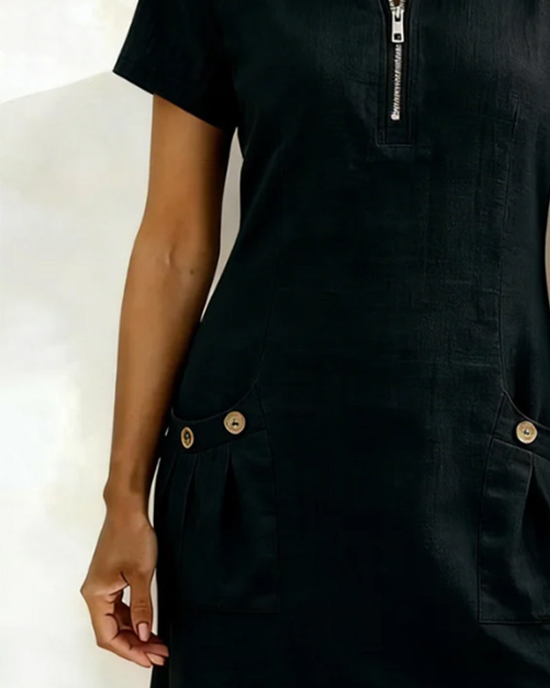 Vestido Lina — A elegância natural no dia a dia