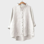 Eline | Blusa de Linho Elegante para o Verão