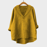 Hortense™ | Blusa de col V fluida