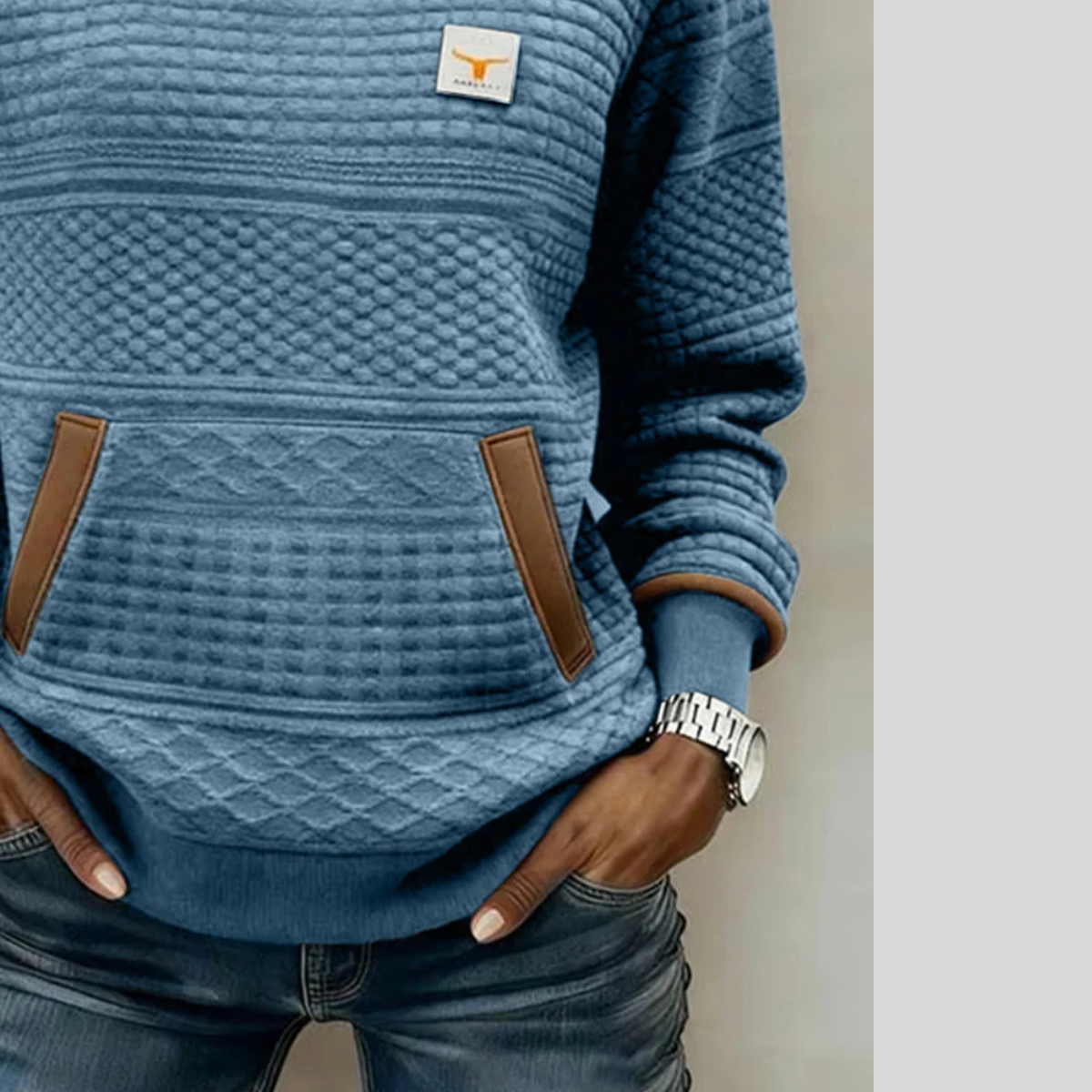 Céline | Sweat Color-Block Gola Redonda