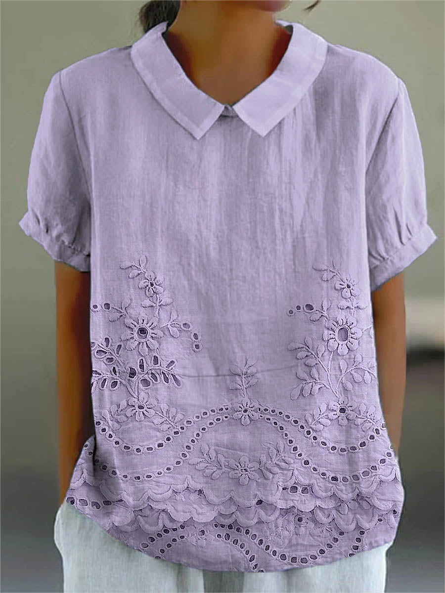Lily™ | Camisa bordada