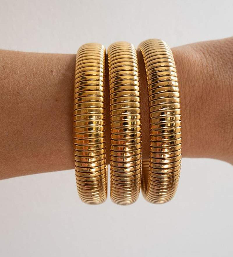 Bracelete canelada