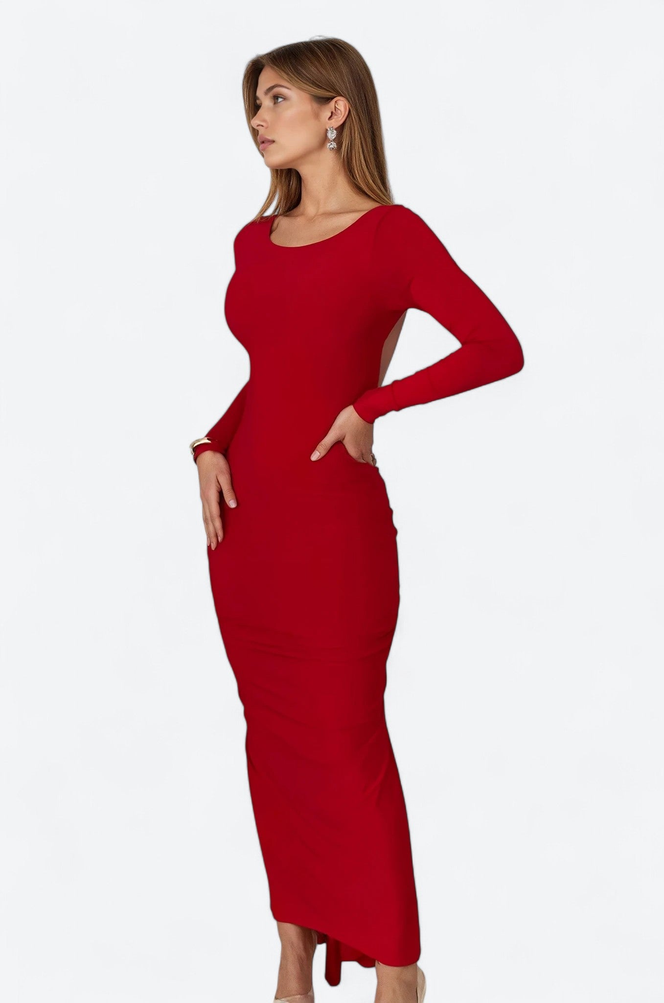 Agathe | Vestido elegante de costas nuas