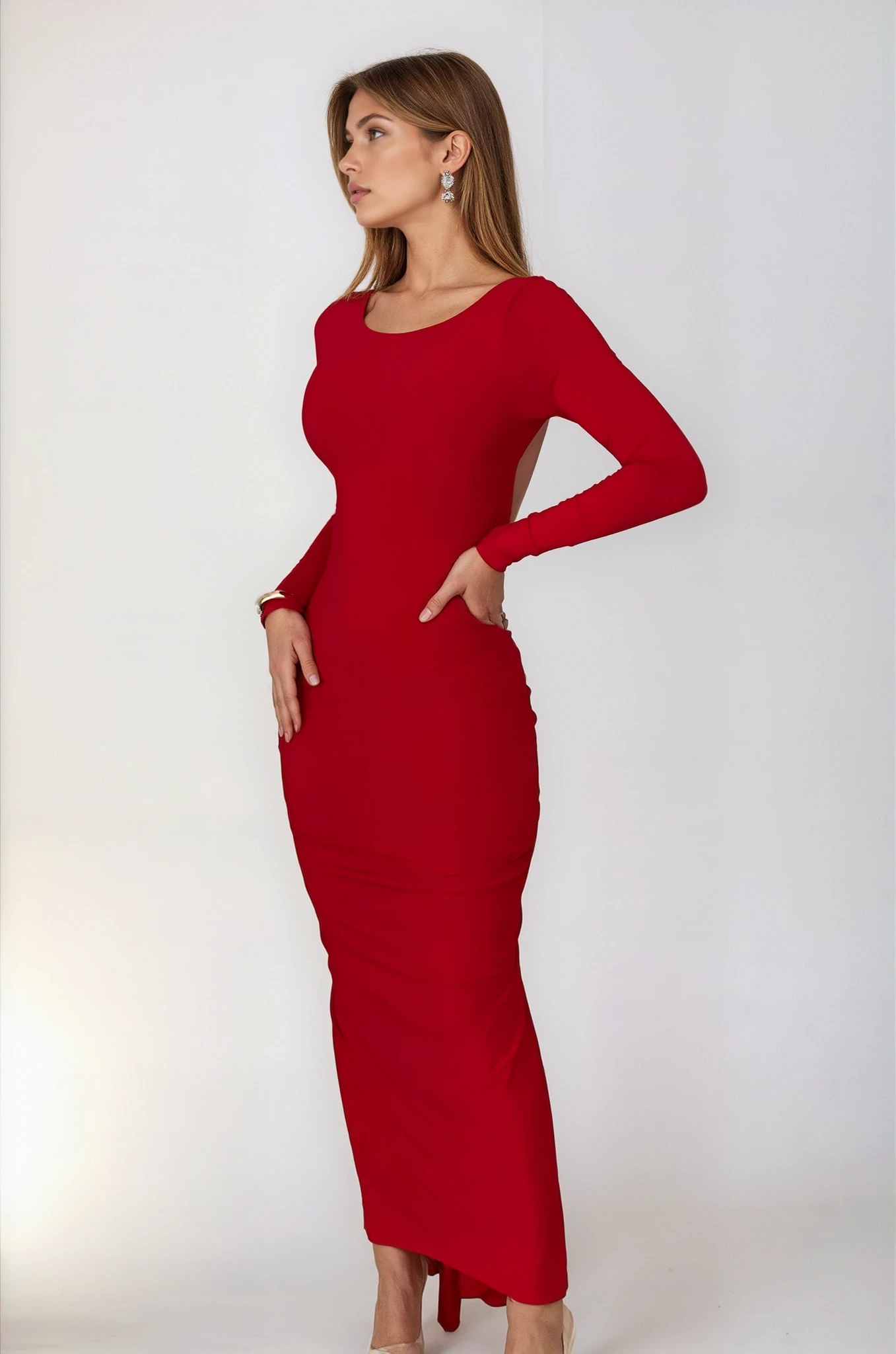 Agathe | Vestido elegante de costas nuas