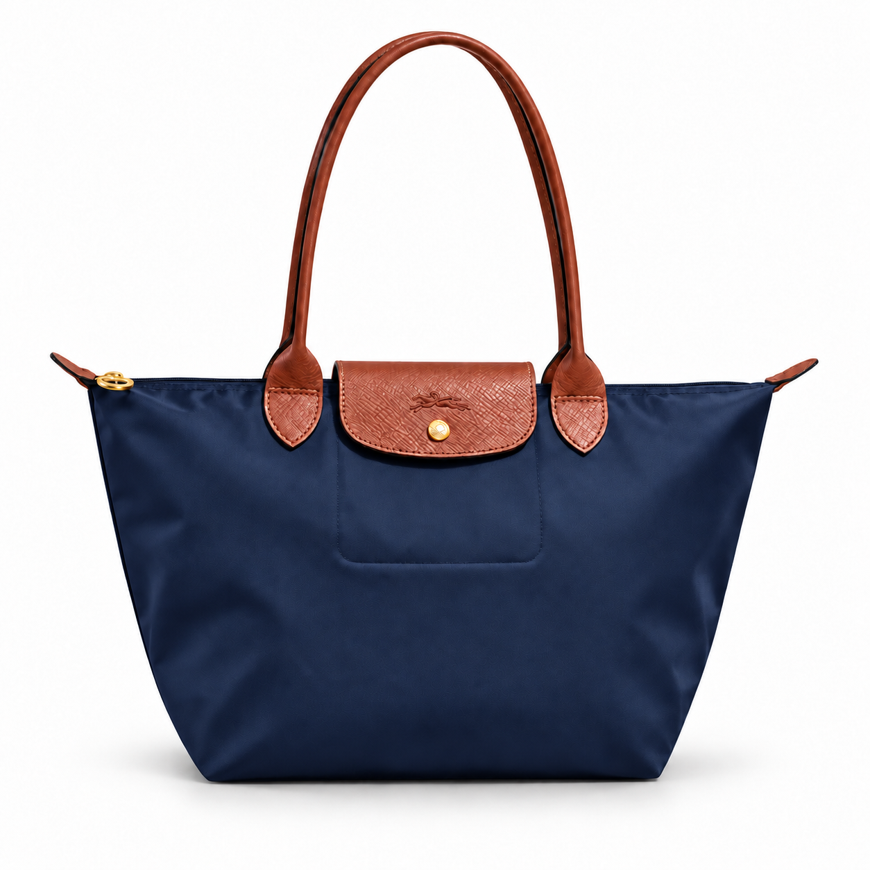 Bolsa Clássica - Tote Le Pliage Média, Azul Marinho