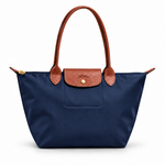 Bolsa Clássica - Tote Le Pliage Média, Azul Marinho