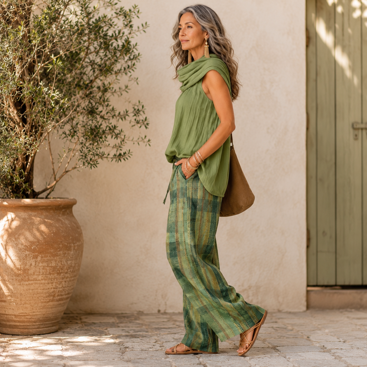 Conjunto Natural – Conforto relaxado com elegância artesanal