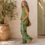 Conjunto Natural – Conforto relaxado com elegância artesanal
