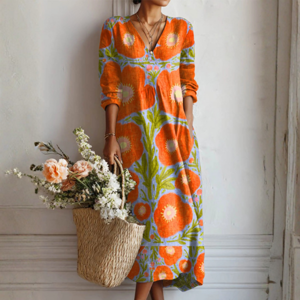 Vestido de Conforto Diário Amaya