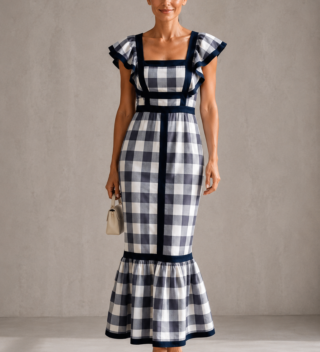 Dianne | Vestido Longo Listrado