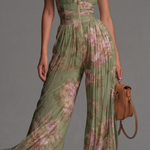 Inês | Macacão plissado floral