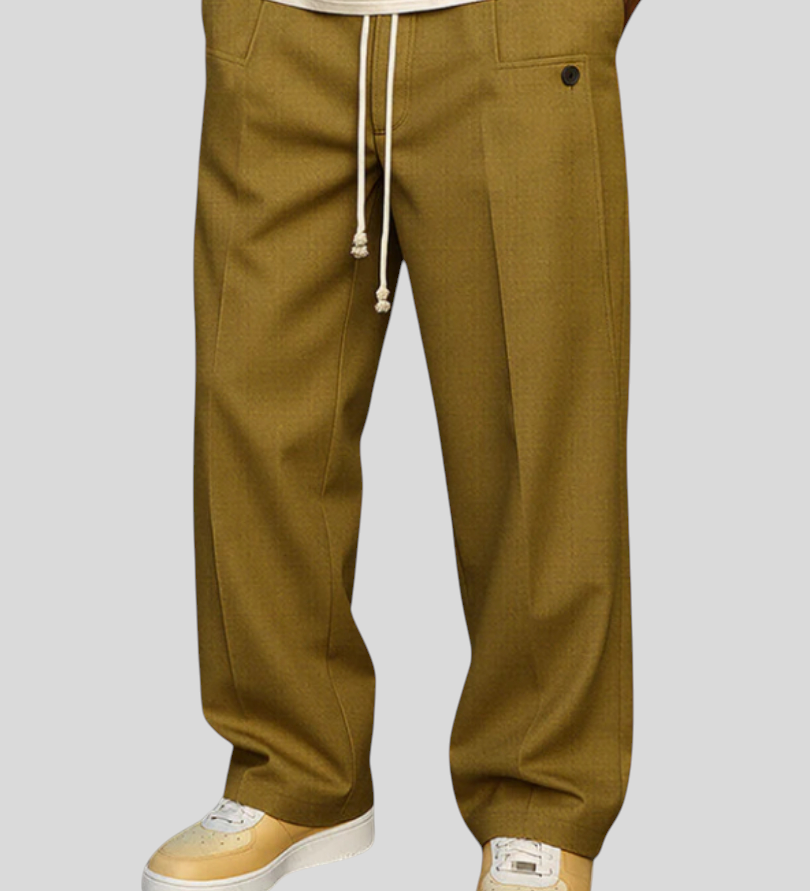 Edgar - Calças Masculinas Elegantes com Corda