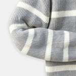 Constantino - Sweater Meio Zíper Listrado