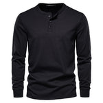 Camisa Henley - Mistura Suave Respirável