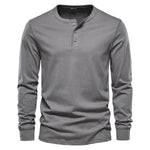 Camisa Henley - Mistura Suave Respirável
