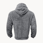 Hoodie - Mistura de Fleece com Capuz