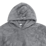 Hoodie - Mistura de Fleece com Capuz