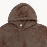 Hoodie - Mistura de Fleece com Capuz