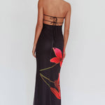 Svala | Vestido florido sem alças
