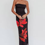 Svala | Vestido florido sem alças