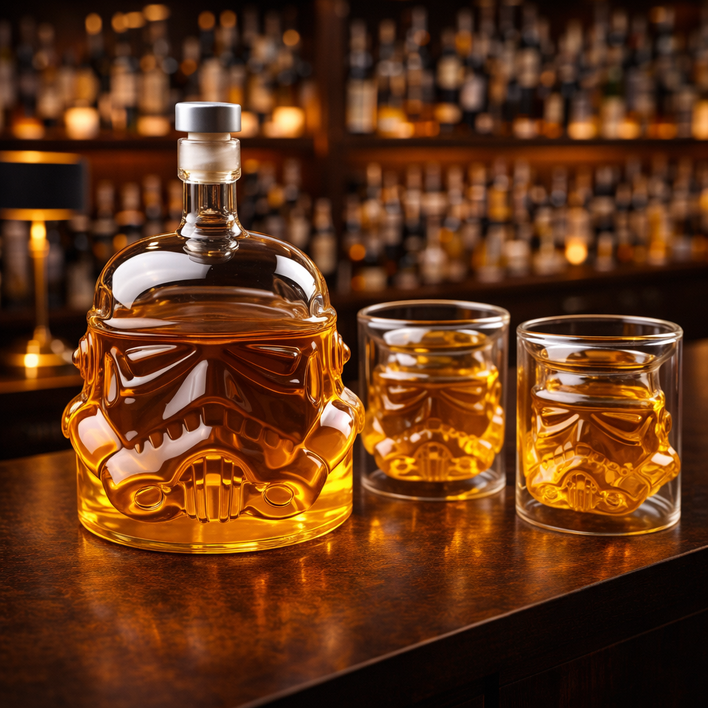 Whisky da Casa - Conjunto de Garrafa e Copos