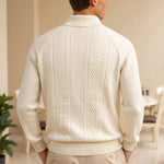 Sweater de Malha Misturada - Relaxada