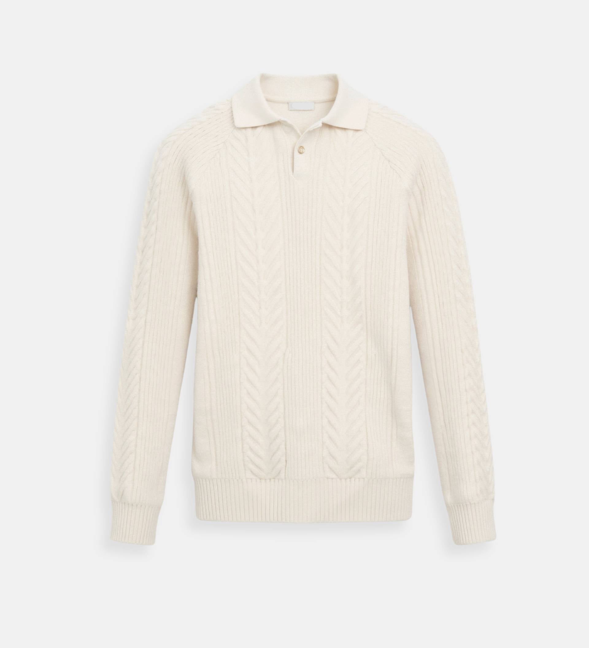 Sweater de Malha Misturada - Relaxada