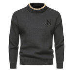 Sweater de Malha - Tecido de Mistura