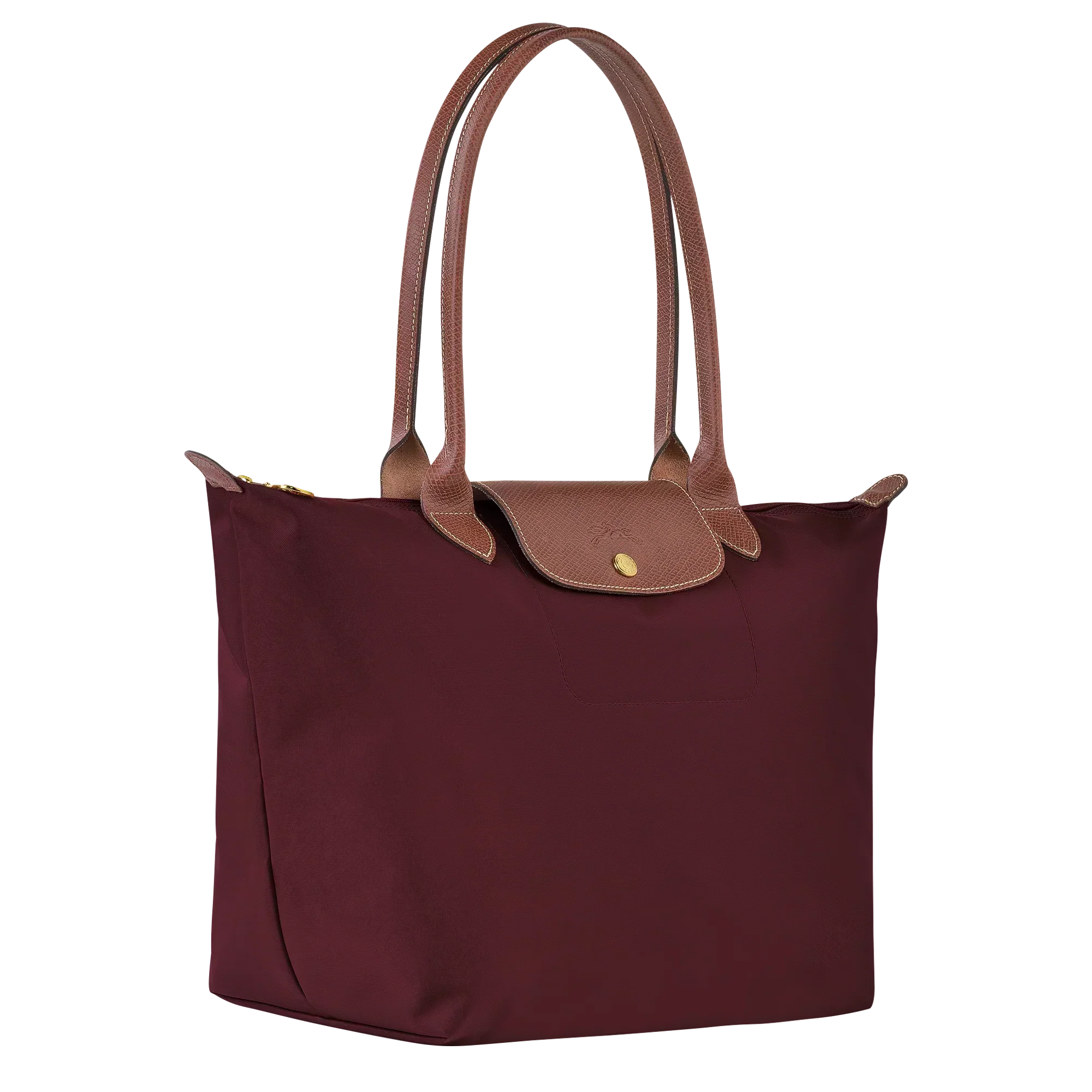 Bolsa Clássica - Grande Bolsa Le Pliage, Vermelho Borgonha