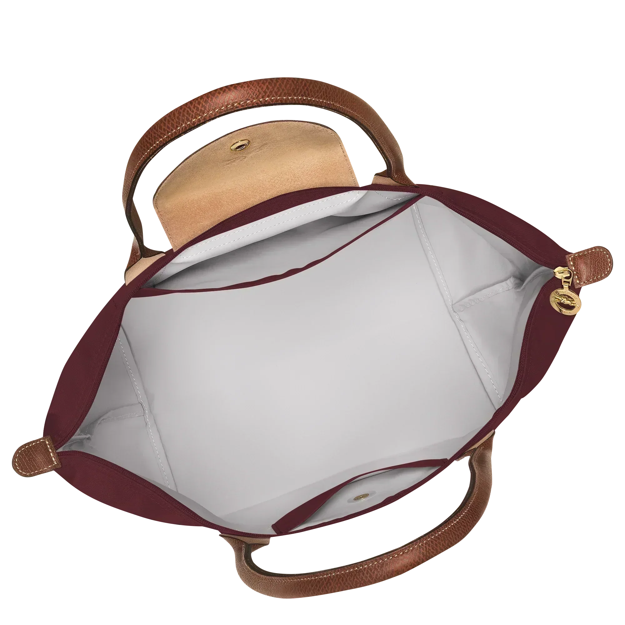 Bolsa Clássica - Grande Bolsa Le Pliage, Vermelho Borgonha
