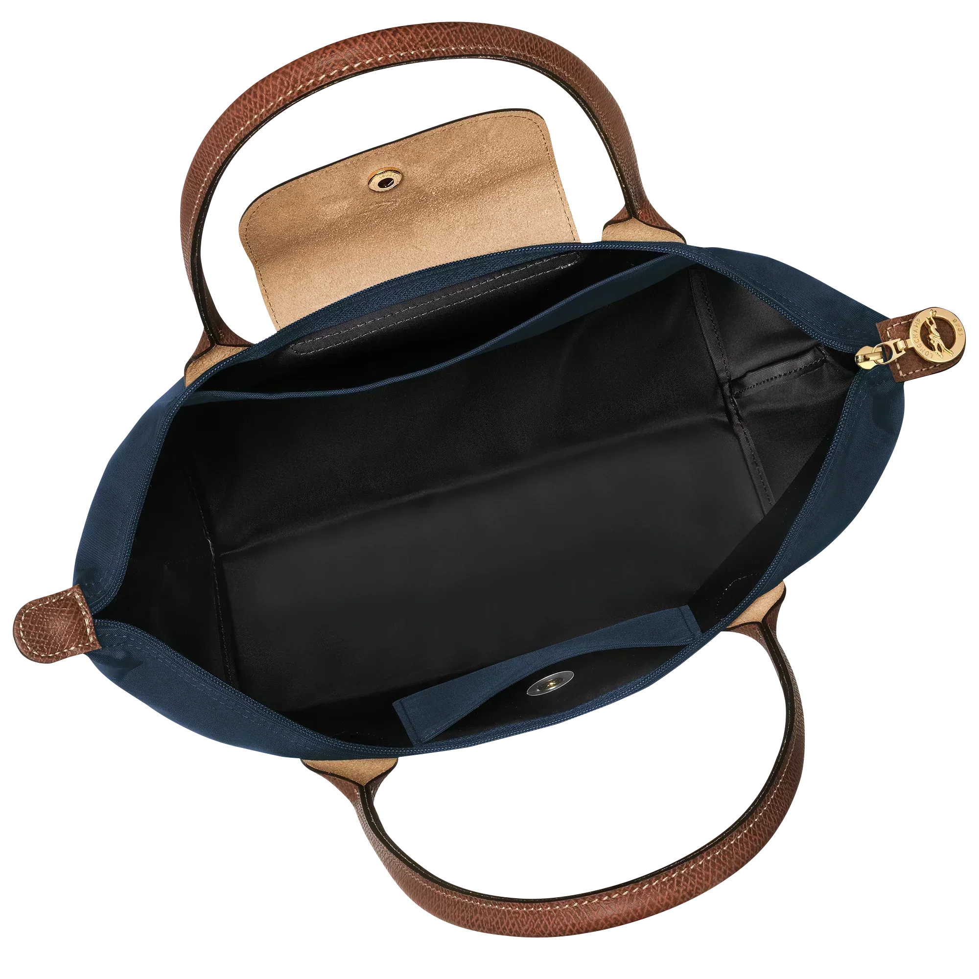 Bolsa Clássica - Tote Le Pliage Média, Azul Marinho