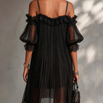 Aurore | Vestido Longo em Musselina com Decote em V