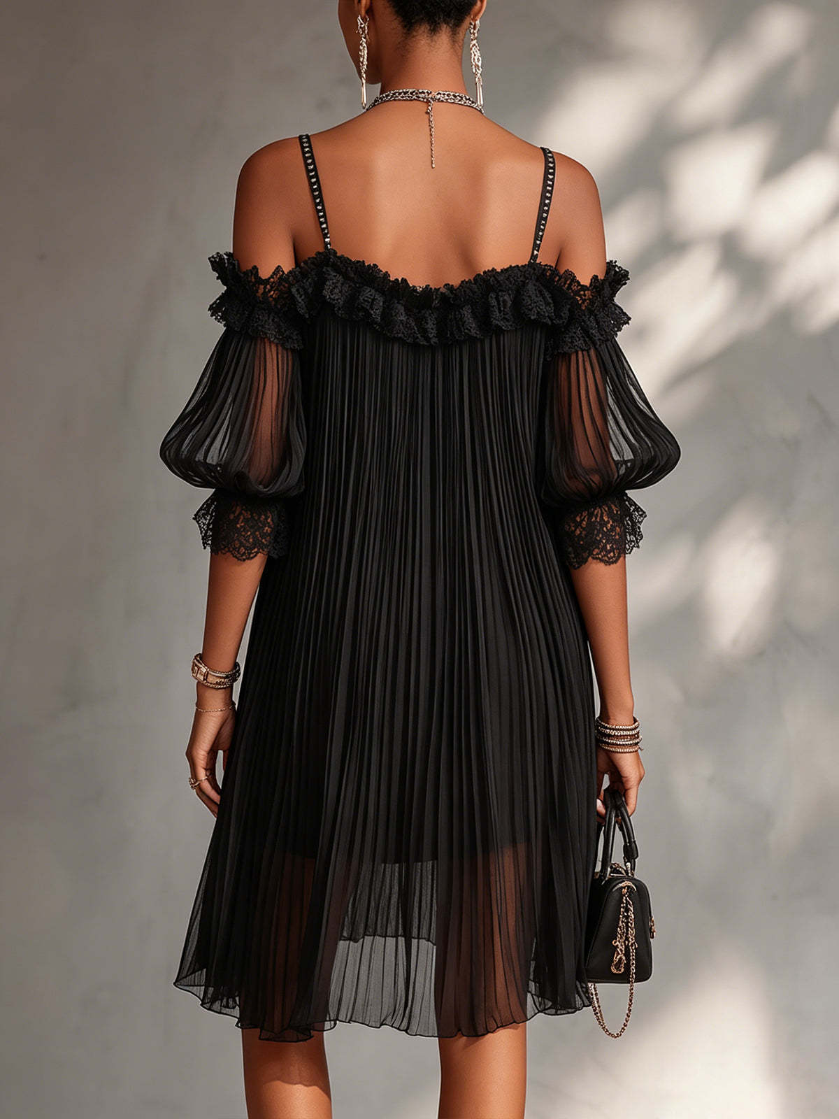 Aurore | Vestido Longo em Musselina com Decote em V