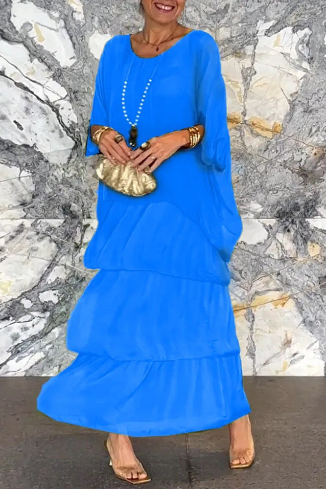 Vestido Casaco Nora - Azul