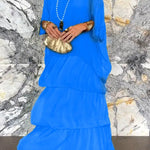 Vestido Casaco Nora - Azul