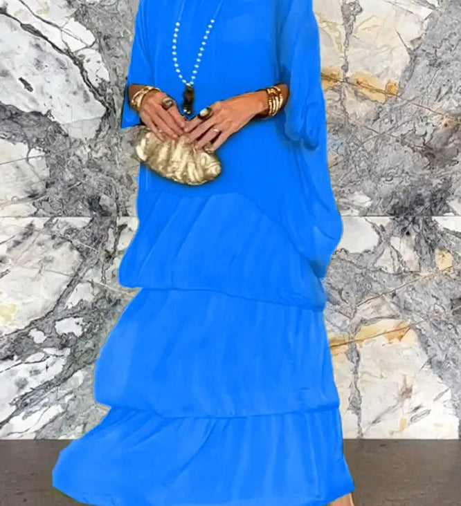 Vestido Casaco Nora - Azul