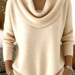 Julia | Sweatshirt com Gola Drapeada