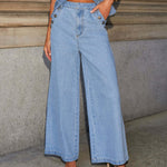 Felicia | Conjunto em denim elegante