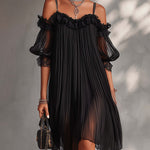 Aurore | Vestido Longo em Musselina com Decote em V