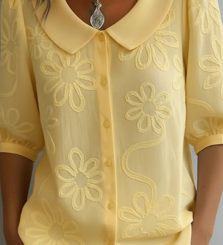 Blusa Flores Elegante