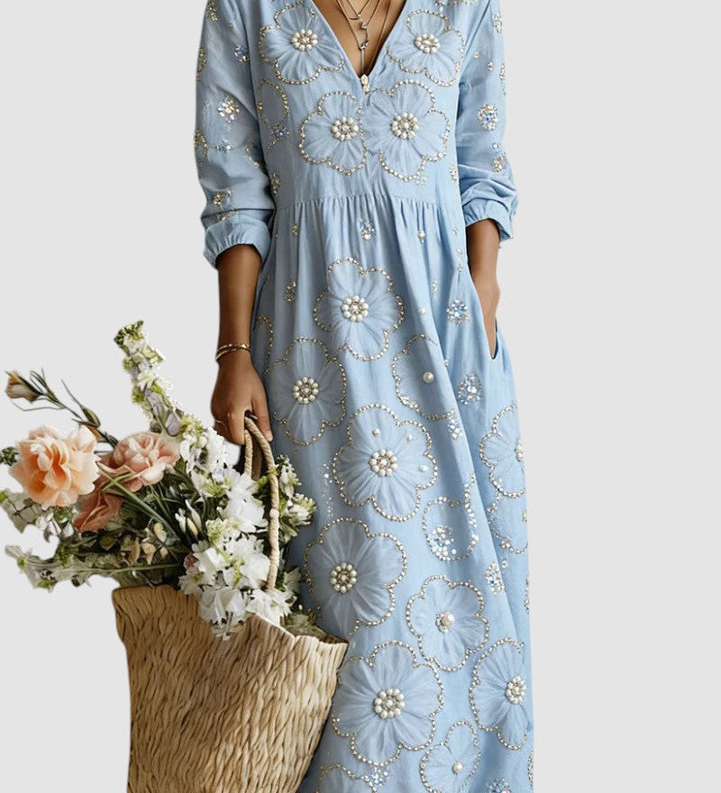 LENA | VESTIDO MIDI FLORAL