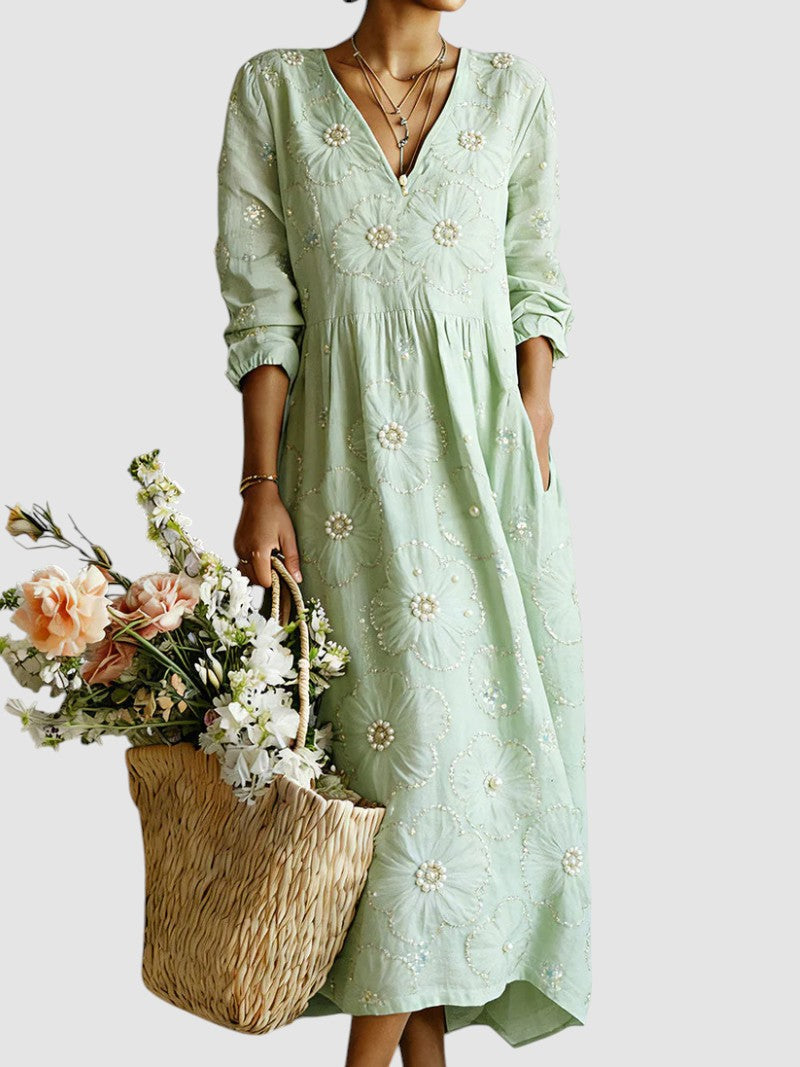 LENA | VESTIDO MIDI FLORAL