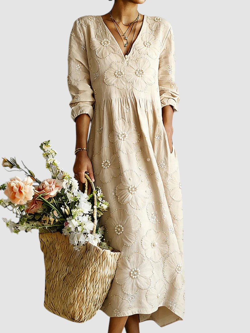 LENA | VESTIDO MIDI FLORAL