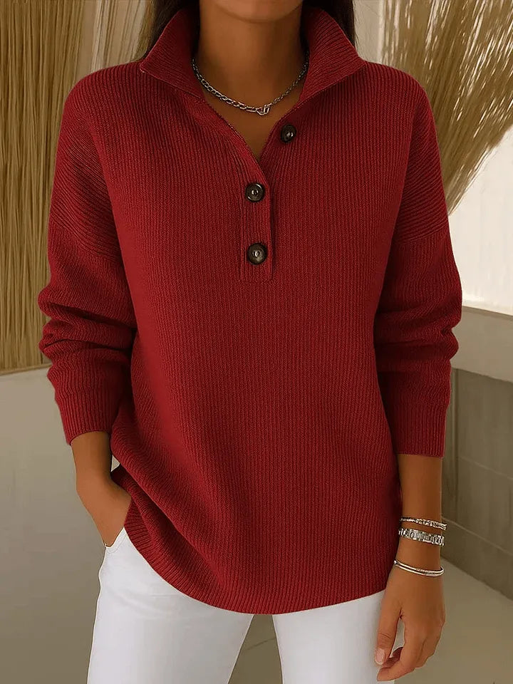 Amparo | Camisola Pólo com Gola em Bico - 3