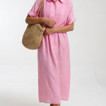 Lysandra — Vestido camisa fluido de verão