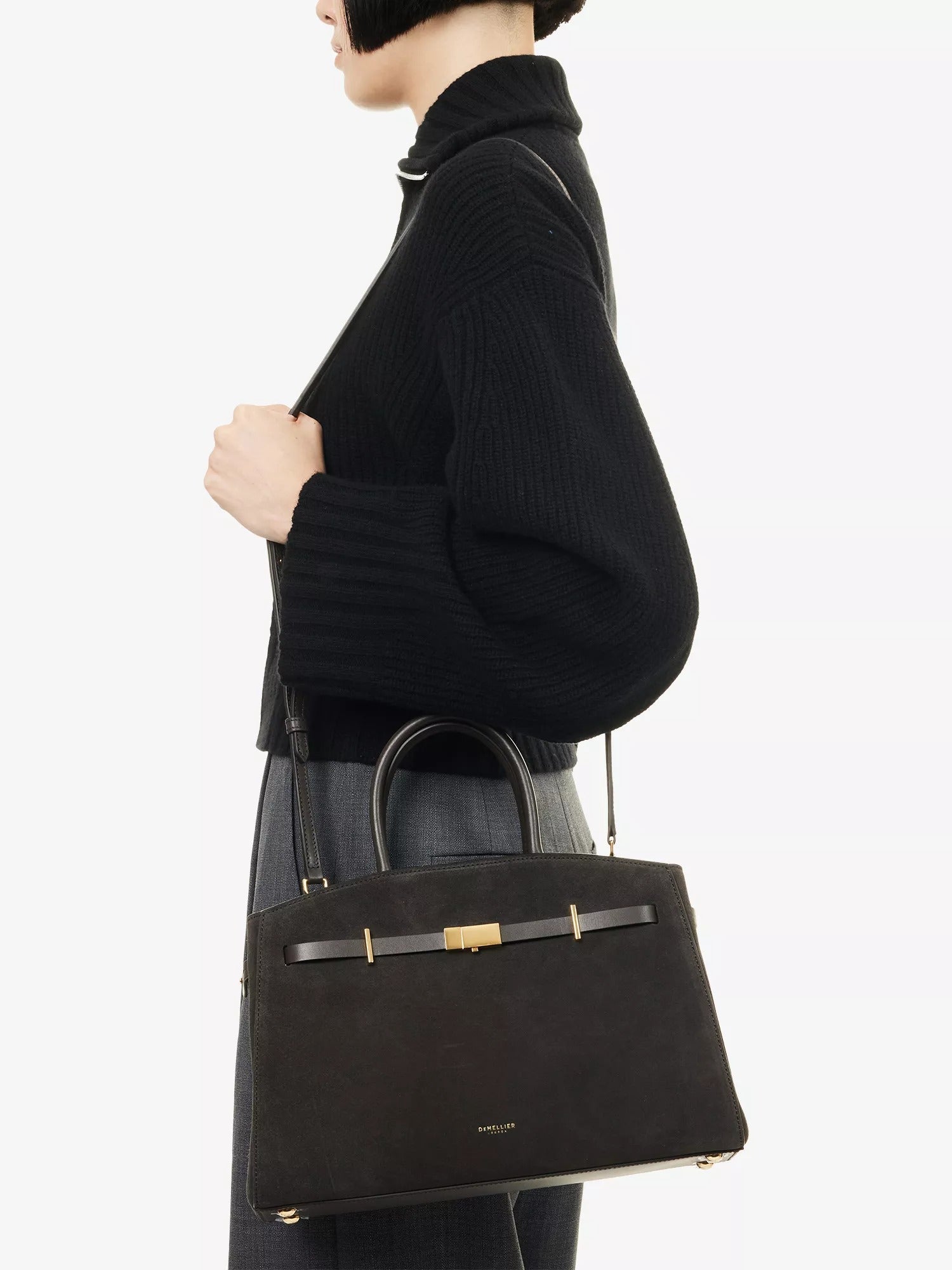 Amélisse - Bolsa de Couro Midi Elegante