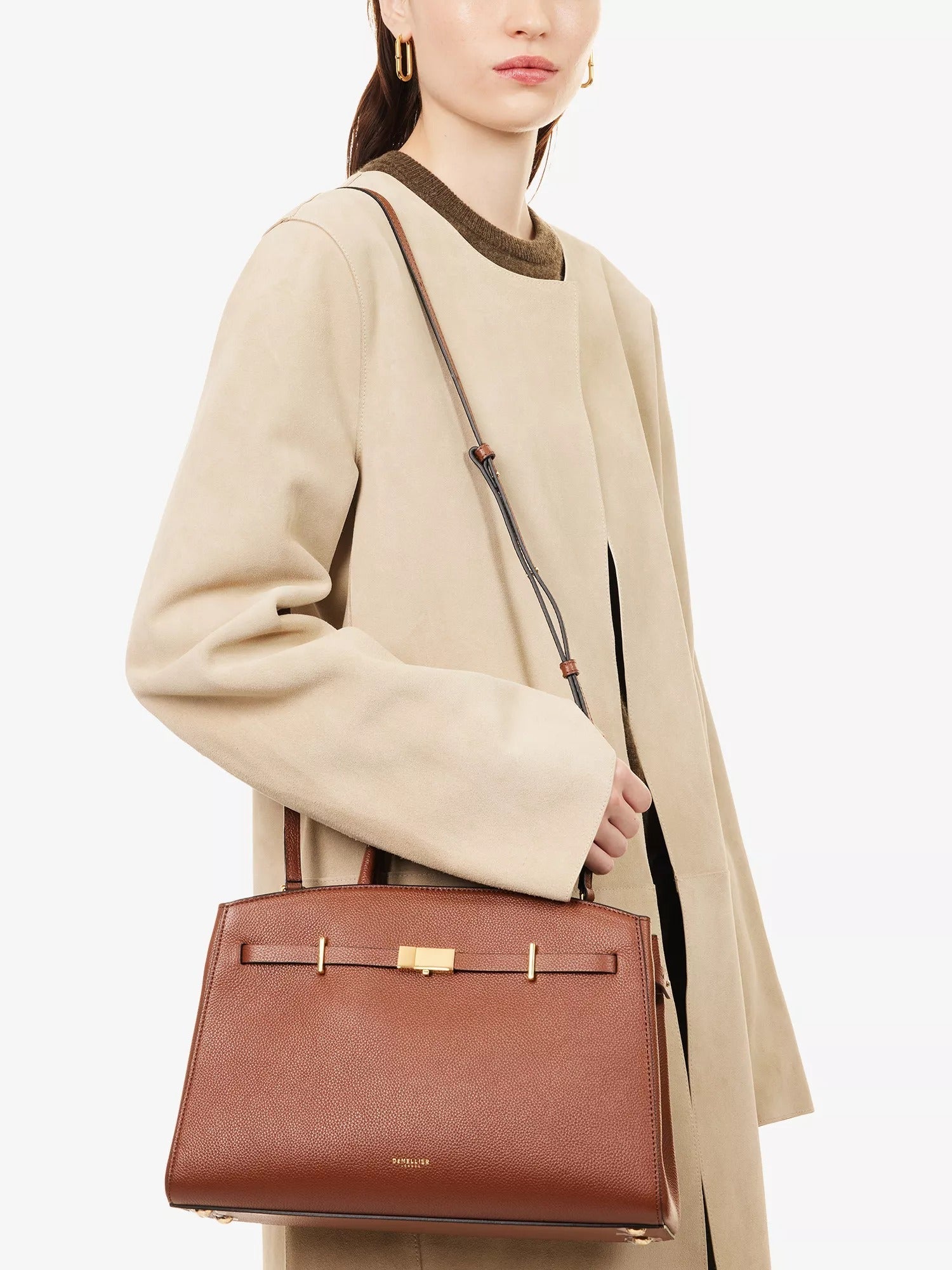 Amélisse - Bolsa de Couro Midi Elegante
